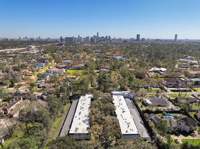 8944 Chatsworth Dr, Houston, TX 77024 - drone / aerial view featuring a view of city