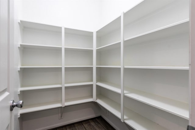view of pantry