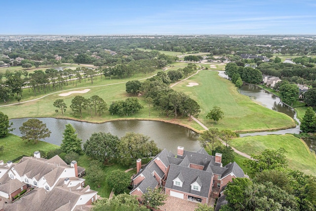 2722 Masters Dr, League City, TX 77573 - bird's eye view with a water view and golf course view