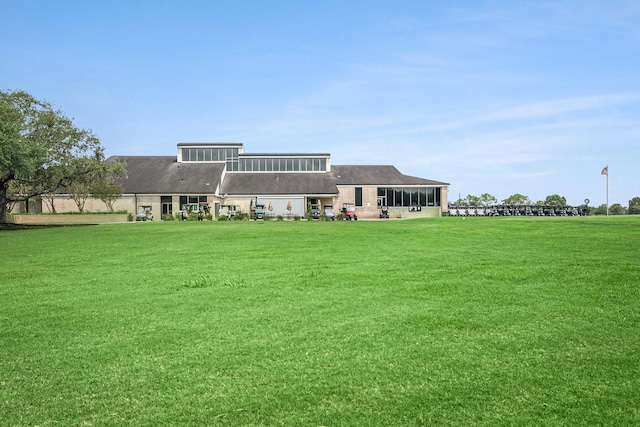 2722 Masters Dr, League City, TX 77573 - back of house featuring a yard