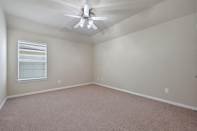 2524 Garnetfield Ln, Friendswood, TX 77546 - spare room with ceiling fan, carpet flooring, and baseboards