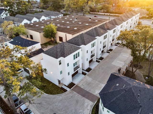 7705 Westside Villas Ln, Houston, TX 77055 - aerial view featuring a residential view