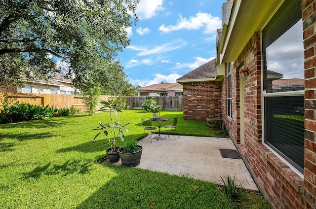 24242 Yelverton Glen Dr, Katy, TX 77493 - view of yard with a patio and fence