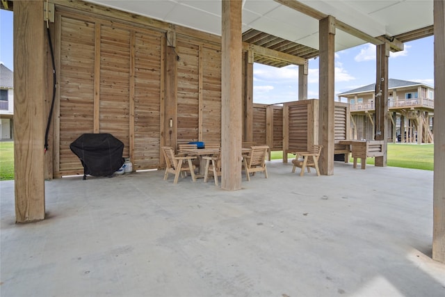 4413 Strand Ave, Port Bolivar, TX 77650 - view of patio / terrace featuring a grill