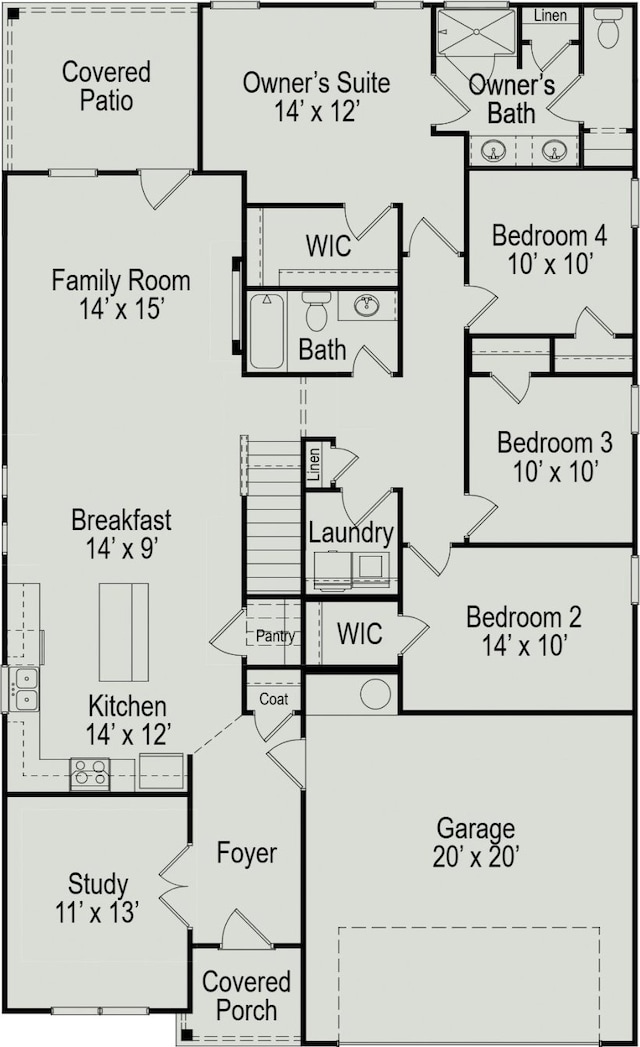 396 Kendall Crest Dr, Alvin, TX 77511 - floor plan