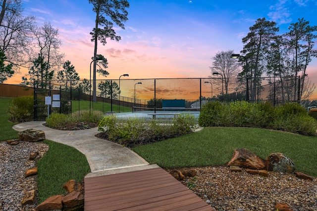 6188 White Spruce Dr, Conroe, TX 77304 - view of tennis court