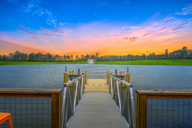 6188 White Spruce Dr, Conroe, TX 77304 - dock featuring a water view