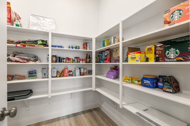 view of pantry