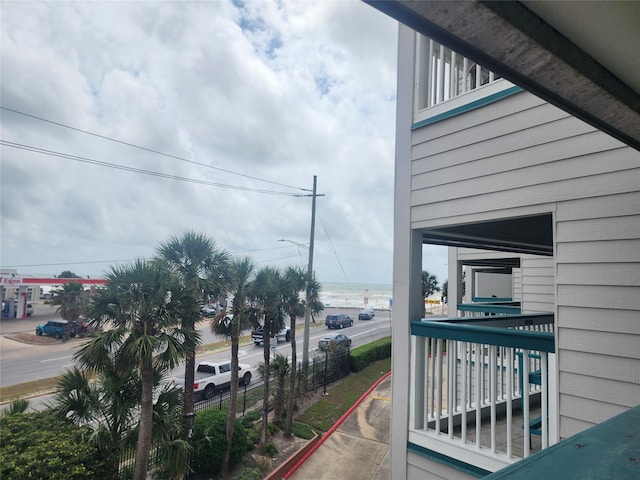 6102 Seawall Blvd Unit 213, Galveston, TX 77551 - exterior space with a water view