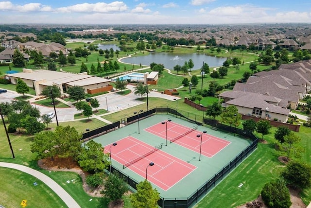 11143 Dunstan Hill Dr, Richmond, TX 77407 - aerial perspective of suburban area with a large body of water