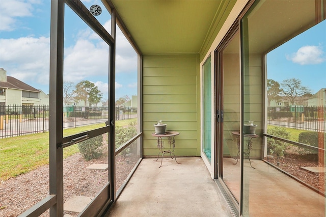14777 Wunderlich Dr Unit 1103, Houston, TX 77069 - sunroom with a residential view