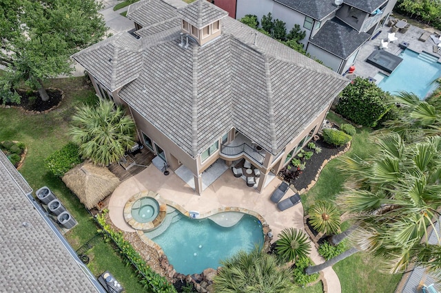 aerial view