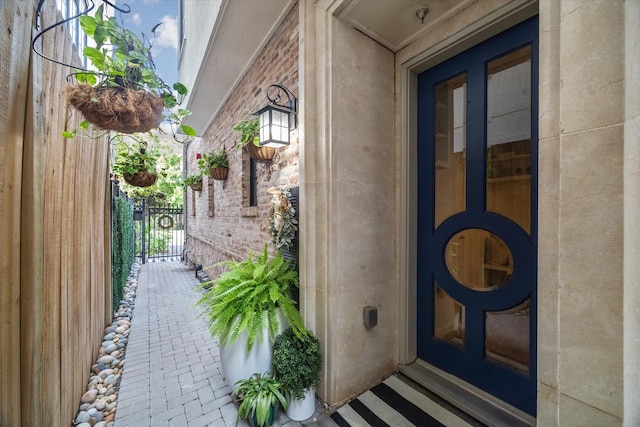 view of property entrance