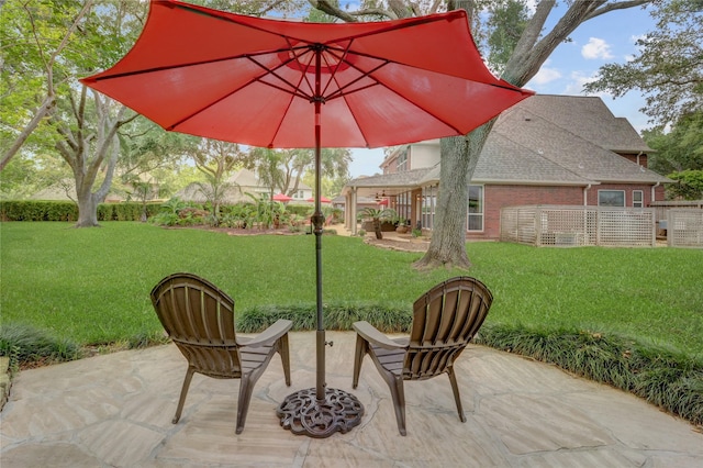 view of patio