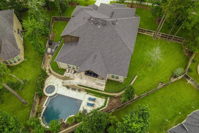 34119 Mill Creek Way, Pinehurst, TX 77362 - bird's eye view
