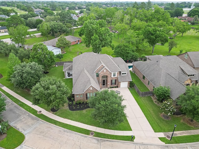 birds eye view of property featuring a residential view
