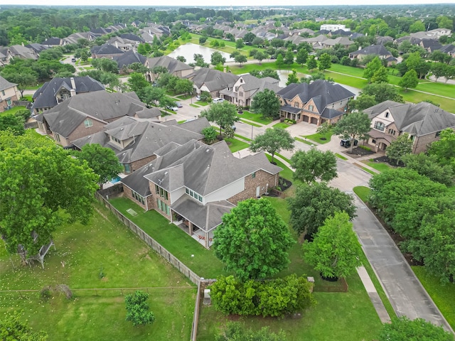 bird's eye view featuring a residential view