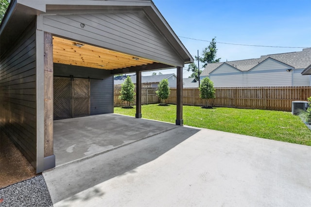 1026 Fugate St, Houston, TX 77009 - view of patio featuring central air condition unit