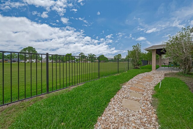 14811 El Miranda Dr, Houston, TX 77095 - view of yard with fence