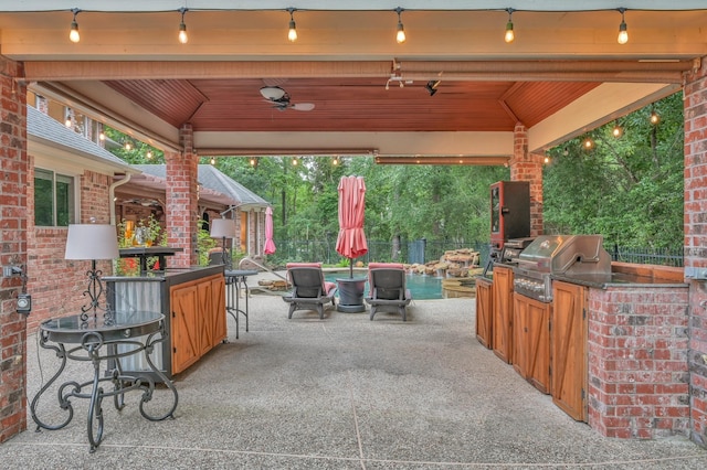 13262 Royal Rdg, Conroe, TX 77302 - view of patio / terrace with a gazebo and an outdoor bar