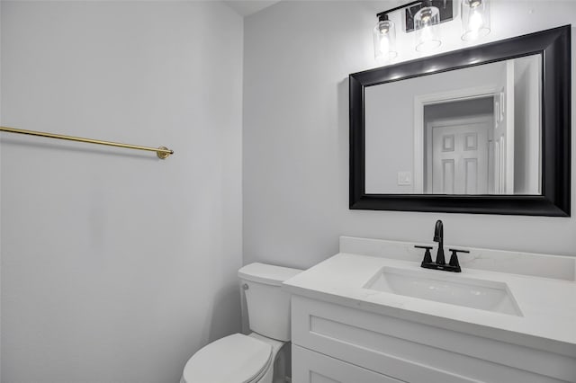 4523 Natural Bridge Dr, Kingwood, TX 77345 - half bath featuring vanity and toilet