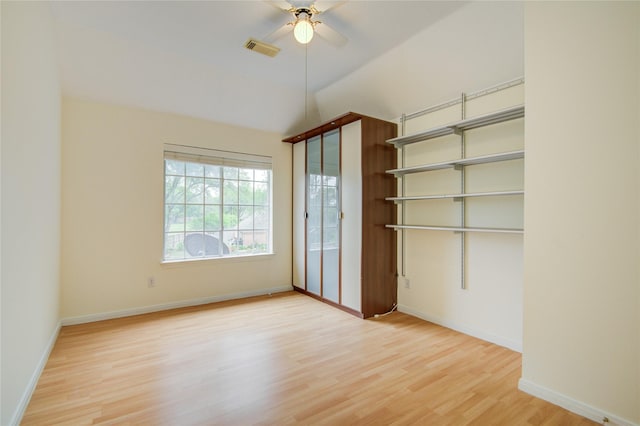 16 Treverstone Ct, Sugar Land, TX 77479 - spare room with baseboards, ceiling fan, wood finished floors, and visible vents