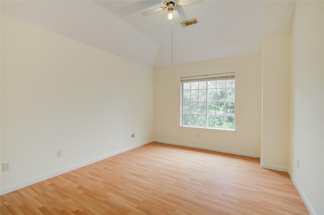 16 Treverstone Ct, Sugar Land, TX 77479 - unfurnished room featuring baseboards, a ceiling fan, light wood-style flooring, and visible vents