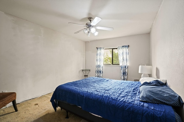 6310 Ringsby Rd, Austin, TX 78747 - carpeted bedroom featuring a ceiling fan