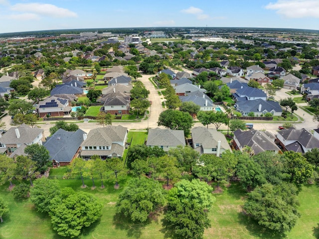 2712 Park Falls Dr, Pearland, TX 77584 - aerial overview of property's location with nearby suburban area