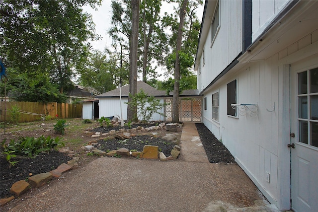1719 Wagon Gap Trl, Houston, TX 77090 - view of yard with fence and a patio area