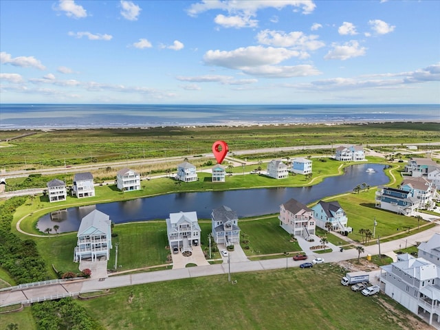 4035 Estuary Ct, Galveston, TX 77554 - drone / aerial view of a large body of water