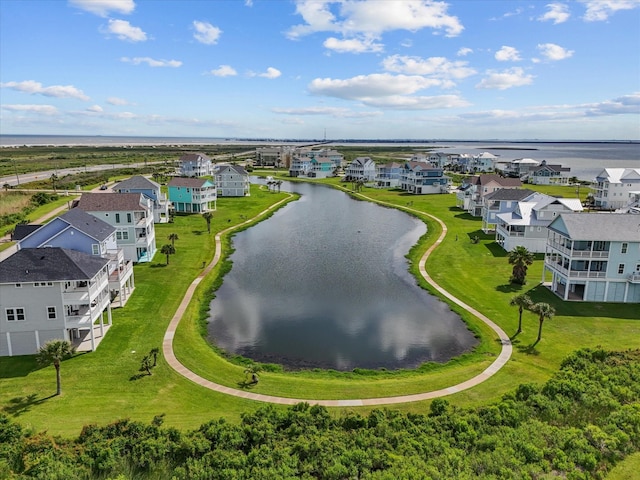 4035 Estuary Ct, Galveston, TX 77554 - bird's eye view of a nearby body of water