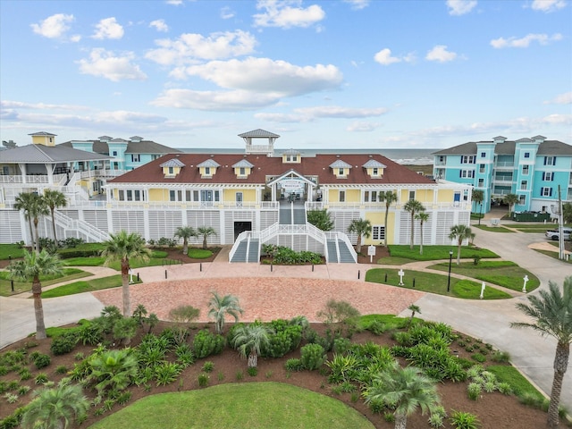 4035 Estuary Ct, Galveston, TX 77554 - view of property with a residential view