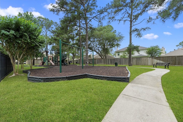 13935 Pueblo Run, Cypress, TX 77429 - view of yard with fence and playground community