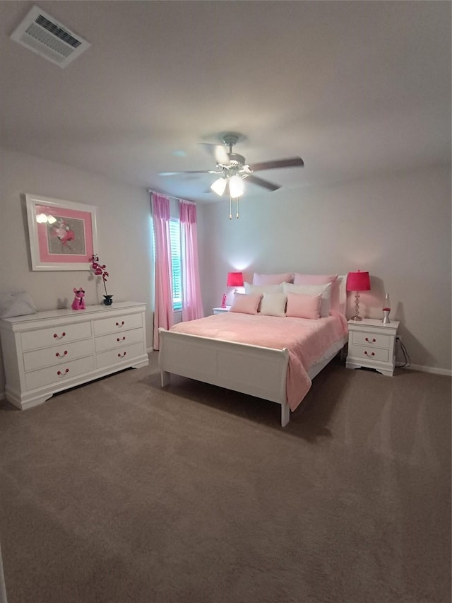 12303 Sterling Oak Dr, Humble, TX 77044 - bedroom featuring carpet, a ceiling fan, and baseboards