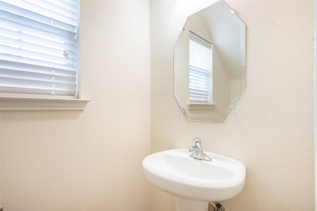 bathroom with a sink