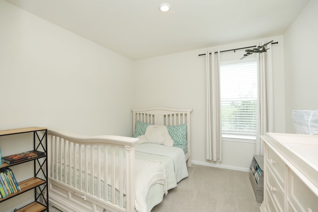 12626 Baker Bend St, Houston, TX 77034 - bedroom with baseboards and light colored carpet