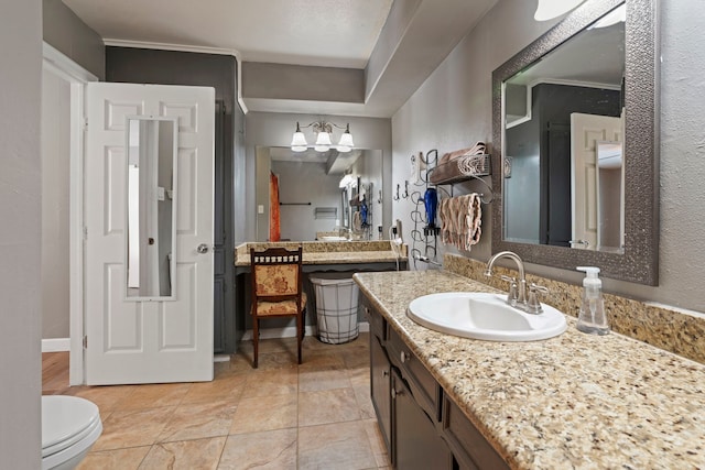 15110 Falling Creek Dr, Houston, TX 77068 - bathroom with vanity and toilet