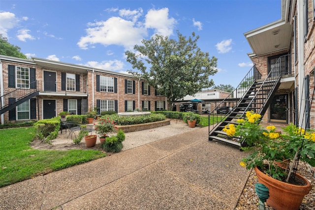 surrounding community with stairway