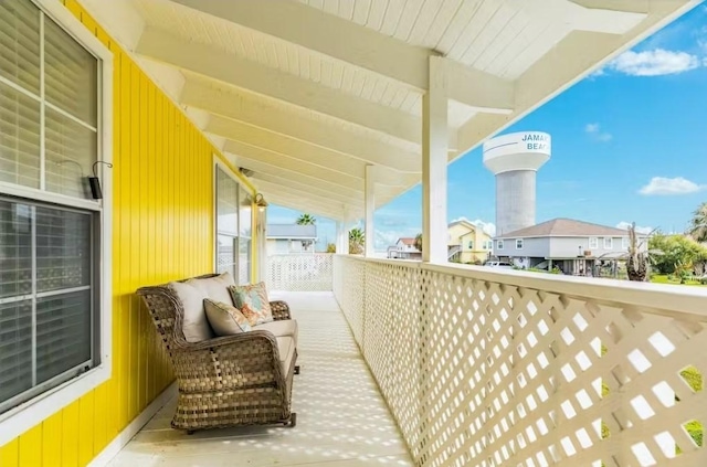 16530 Jean Lafitte Rd, Jamaica Beach, TX 77554 - view of balcony