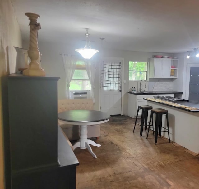 dining room featuring cooling unit
