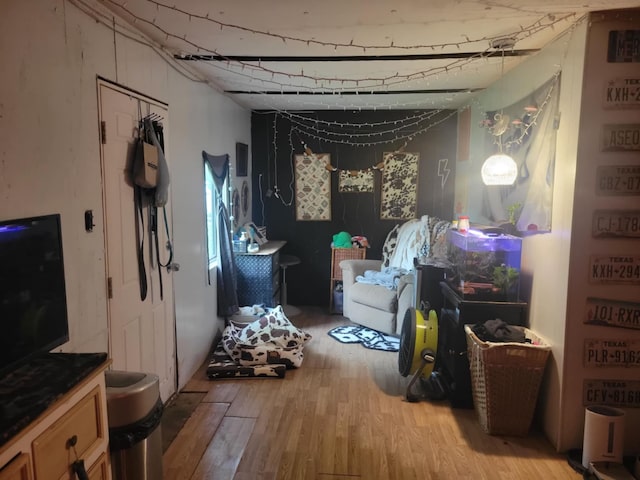 interior space with light wood-style floors