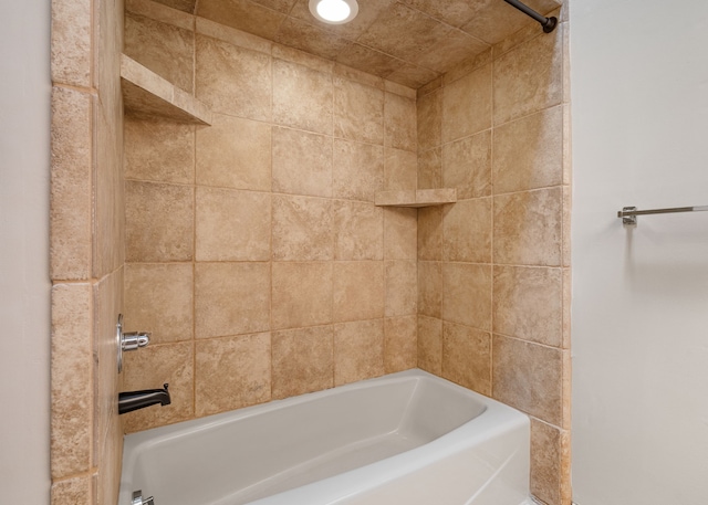 bathroom with shower / bathing tub combination