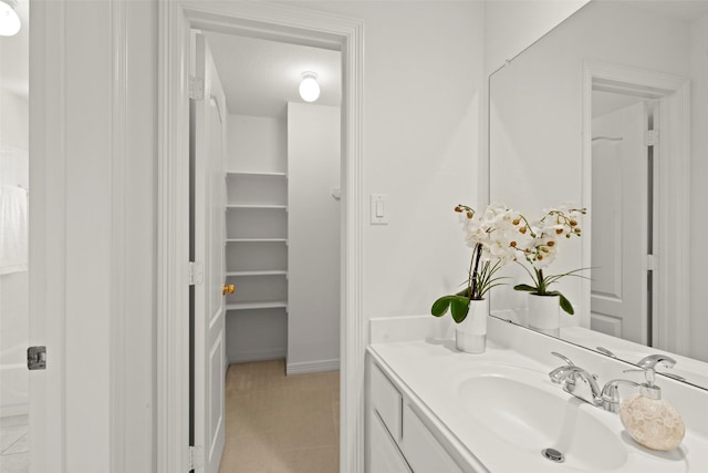 5514 Chase Hbr, Houston, TX 77041 - bathroom featuring vanity and baseboards