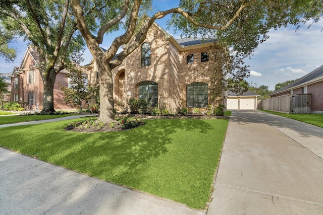 5514 Chase Hbr, Houston, TX 77041 - view of front of home with brick siding and concrete driveway