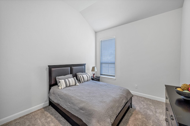 41015 Kimber Ln, Magnolia, TX 77354 - bedroom with baseboards, vaulted ceiling, and carpet floors