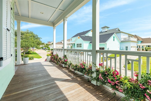 12 Caravelle Ct, Galveston, TX 77554 - deck featuring a residential view