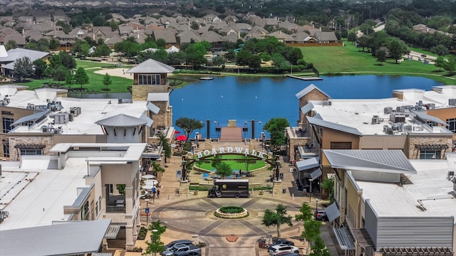 19506 Timberlake Glen Trl, Cypress, TX 77433 - aerial view featuring a water view and a residential view