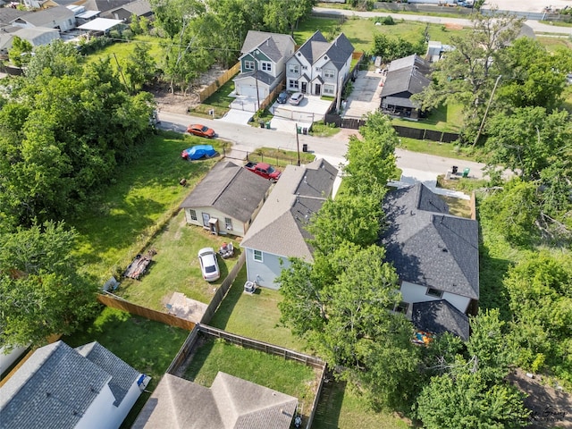bird's eye view featuring a residential view