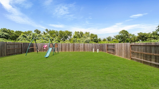 6630 Elks Trce, Richmond, TX 77406 - view of yard featuring a fenced backyard